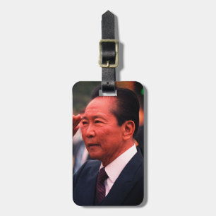 Etiqueta De Bagagem Ferdinand Marcos, Décimo Presidente das Filipinas
