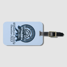 Etiqueta De Bagagem Férias de Correspondência da Família de Ursos de A