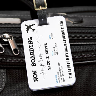 Etiqueta De Bagagem Férias Familiares De Passagem De Embarque De Menin