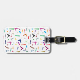 Etiqueta De Bagagem Ferramentas 2 dos penteados