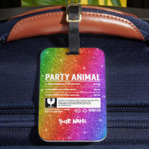Etiqueta De Bagagem Festa de Orgulho LGBTQ Personalizada