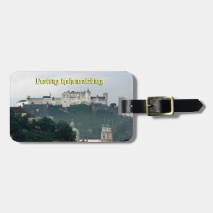 Etiqueta De Bagagem Festung Hohensalzburg, Salzburg Áustria