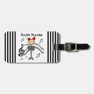 Etiqueta De Bagagem Figura camiseta e presentes da vara do jogador de