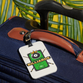 Etiqueta De Bagagem Filiais da Coroa da Piscina 8 Personalizados