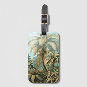 Etiqueta De Bagagem Filicinae por Ernst Haeckel, Plantas Vintage Fern