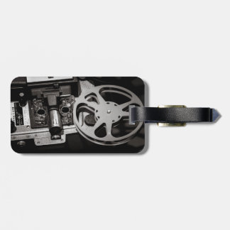 Etiqueta De Bagagem Film Projector / Movie Reel Luggage Tag