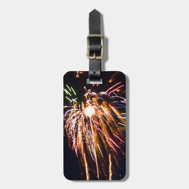 Etiqueta De Bagagem Fireworks 5 Easy ID Personal (Frente Vertical)