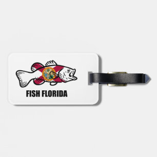 Etiqueta De Bagagem Fish Florida
