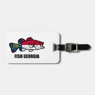 Etiqueta De Bagagem Fish Georgia