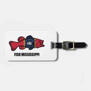 Etiqueta De Bagagem Fish Mississippi