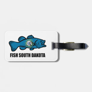 Etiqueta De Bagagem Fish South Dakota