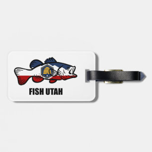 Etiqueta De Bagagem Fish Utah