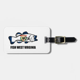 Etiqueta De Bagagem Fish West Virginia