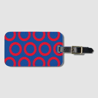 Etiqueta De Bagagem Fishman Donut Phish Design Luggage Tag