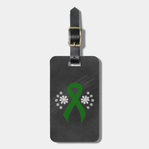 Etiqueta De Bagagem Fita de Sensibilização Verde do Quadro de Chalkboa