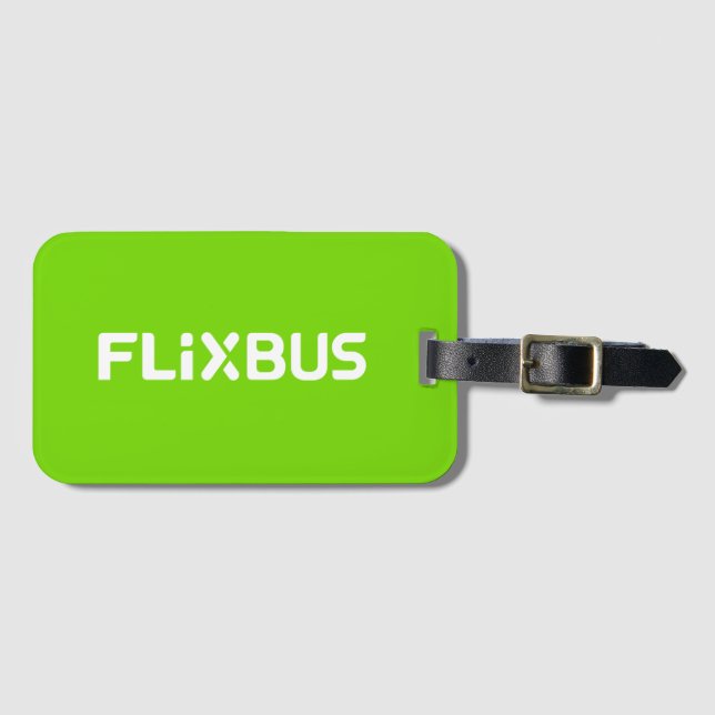 Etiqueta de Bagagem Flixbus (Frente Horizontal)