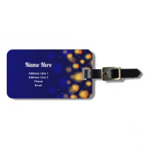 Floating Lantern Family Vacation Luggage Tag