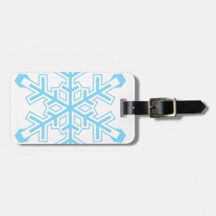 Etiqueta De Bagagem Floco de Neve