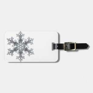 Etiqueta De Bagagem Floco de neve