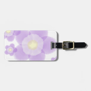 Etiqueta De Bagagem Flor de Aquarela