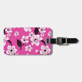 ETIQUETA DE BAGAGEM FLOR DE CEREJEIRA - SAKURA (ROSA)
