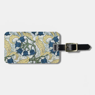 Etiqueta De Bagagem Flor de Lírio Art Nouveau Verneuil