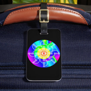 Etiqueta De Bagagem Flor Sunshine