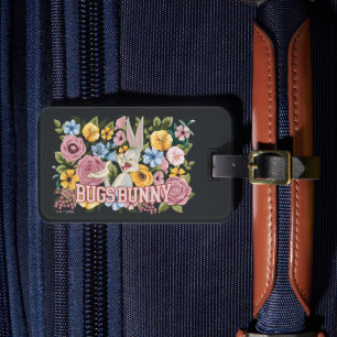 Etiqueta De Bagagem Floral de Bordado Gráfico do BUGS BUNNY™