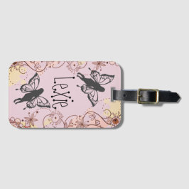 Etiqueta De Bagagem Floral Fantasy Fairies 