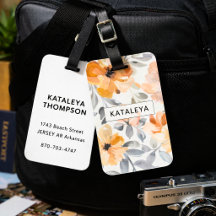 Floral Personalizado Outono Suave