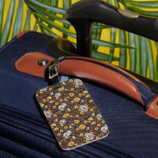 Etiqueta De Bagagem Floral Travel Luggage Tag