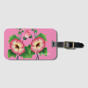 Etiqueta De Bagagem Flores Cor-de-Rosa Anormais Thunder_Cove