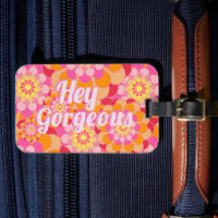 Flores Cor-de-Rosa Laranja Retro, Ei, Belo