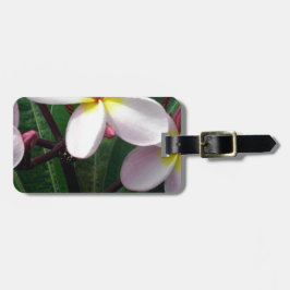 Etiqueta De Bagagem Flores de Plumeria Havaiana