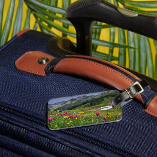 Etiqueta De Bagagem Flores   Flores selvagens Durango, Colorado