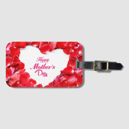 Etiqueta De Bagagem Flores florescem para a mãe