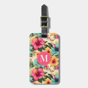 Etiqueta de Bagagem Flores Havaianas