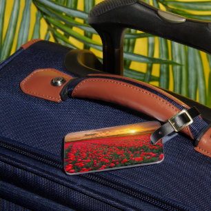 Etiqueta De Bagagem Flores Jardim Botânico Holanda