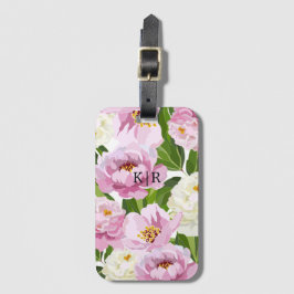 Etiqueta De Bagagem Flores Modernas