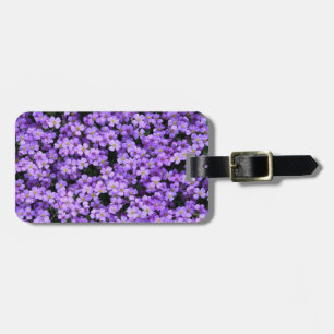 Etiqueta De Bagagem Flores Violetas