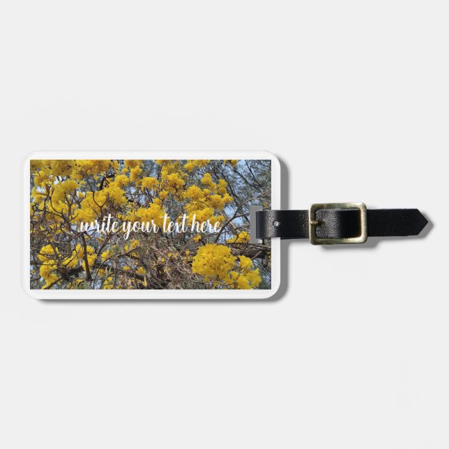 Etiqueta De Bagagem Florescer da natureza (Frente Horizontal)