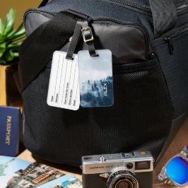 Etiqueta De Bagagem Floresta Mistura de Árvore - Floresta Atmosférica