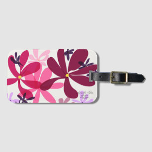 Etiqueta De Bagagem Flower power LuggageTags