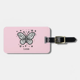 Etiqueta De Bagagem Fluffy Buffalo Baby - Kawaii Fazenda Animal