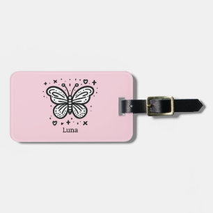 Etiqueta De Bagagem Fluffy Buffalo Baby - Kawaii Fazenda Animal