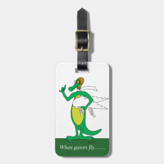 Etiqueta de Bagagem Flying Gator