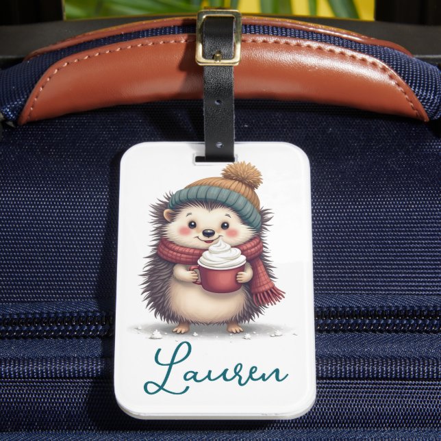 Etiqueta de bagagem fofa personalizada (Frente Insitu 2)