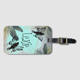 Etiqueta De Bagagem Foliage Fantasy Fairies