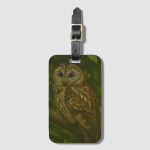 Etiqueta De Bagagem Forest Sentinel - Arte sobre a vida selvagem de Ta