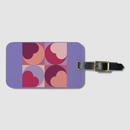 Etiqueta De Bagagem Formas do Coração